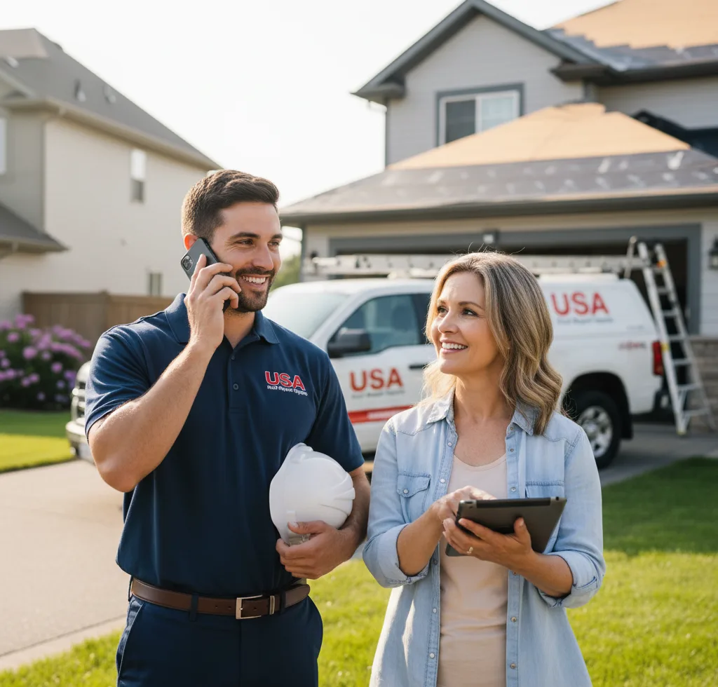 USA Roof Repair Experts customer support in Mission